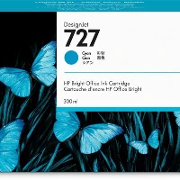 HP 727 300ml Cyan Ink