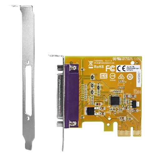 HP PCIe x1 Parallel Port Card, PCIe, Parallel, PCI 2.0, 0.0018 Gbit/s, 16 B, Business