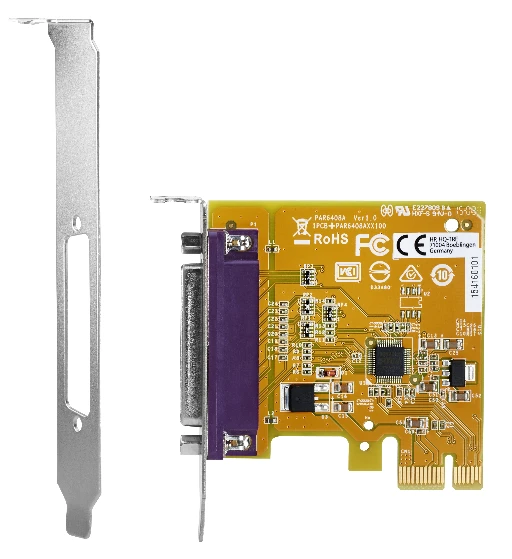 HP PCIe x1 Parallel Port Card, PCIe, Parallel, PCI 2.0, 0.0018 Gbit/s, 16 B, Business
