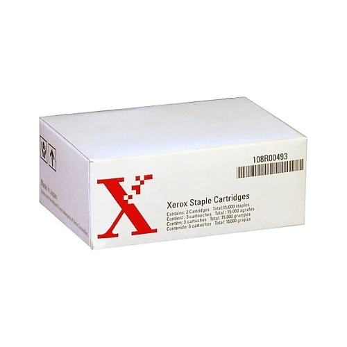 Xerox Staple Cartridge (3 Pack), 5000 staples, Xerox, Fixing, Metal, Laser, AltaLink B8000 Series WorkCentre 5030, 5050, 5135, 5150, 5600 Series, 5700 Series, 5800(i) Series...