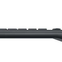 Logitech K400 Plus Tv, Mini, Wireless, RF Wireless, QWERTY, Black