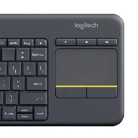 Logitech K400 Plus Tv, Mini, Wireless, RF Wireless, QWERTY, Black