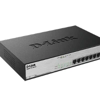 D-Link DGS-1008MP, Unmanaged, Gigabit Ethernet (10/100/1000), Full duplex, Power over Ethernet (PoE), Rack mounting, 1U
