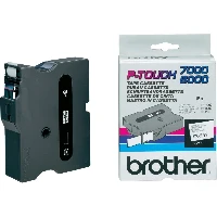 Brother TX-241, Black on white, TX, Brother, P-touch PT-7000, PT-8000, PT-PC, 1.8 cm, 15 m