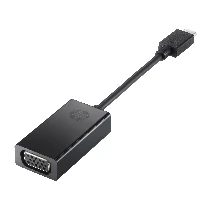 HP USB-C to VGA Adapter, Black, 13 mm, 25.5 mm, 150 mm, 23.9 g, 110 mm