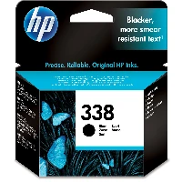 HP 338 Black Original Ink Cartridge, Standard Yield, Dye-based ink, Pigment-based ink, 480 pages, 1 pc(s)