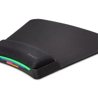 Kensington SmartFit Mouse Pad, Black, Monochromatic, Wrist rest, Gaming mouse pad