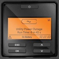 APC SRT3000XLW-IEC, Double-conversion (Online), 3 kVA, 2700 W, Sine, 100 V, 275 V