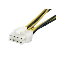 StarTech.com 6in 4 Pin to 8 Pin EPS Power Adapter with LP4 - F/M, 0.152 m, 4-pin ATX12V, Male, Female, Straight, Straight