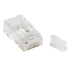 StarTech.com Cat 6 RJ45 Modular Plug for Solid Wire - 50 Pack, Transparent, RoHS, 50.5 g, 50 pc(s), 125 mm, 225 mm