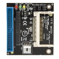 StarTech.com 40/44 Pin IDE to Compact Flash SSD Adapter, IDE, CF, Black, Activity, Power, CE, REACH, 0 - 50 C