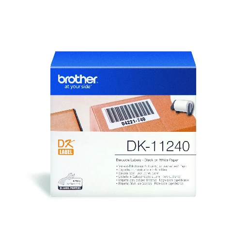 Brother DK-11240, White, DK, 102 x 51mm, 600 pc(s)