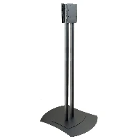Peerless FPZ-600, Multimedia stand, Black, Flat panel, 90.7 kg, 190.5 cm (75
