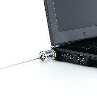 Kensington MicroSaver Keyed Retractable Laptop Lock, 1.2 m, Kensington, Round key, Black