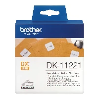 Brother Square Paper Label, Black on white, 1000 pc(s), DK, White, Direct thermal, Brother