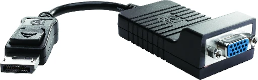 HP DisplayPort To VGA Adapter, 0.2 m, DisplayPort, VGA (D-Sub), Male/Female, Business, 60 g