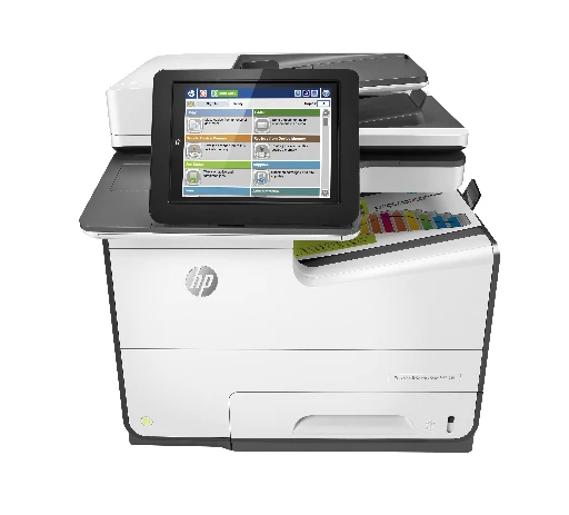 HP PageWide Enterprise Color MFP 586dn, Thermal inkjet, Colour printing, 2400 x 1200 DPI, A4, Direct printing, Black, White