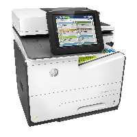 HP PageWide Enterprise Color MFP 586dn, Thermal inkjet, Colour printing, 2400 x 1200 DPI, A4, Direct printing, Black, White