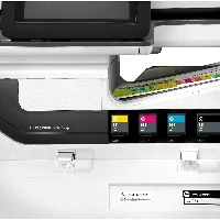 HP PageWide Enterprise Color MFP 586dn, Thermal inkjet, Colour printing, 2400 x 1200 DPI, A4, Direct printing, Black, White