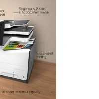 HP PageWide Enterprise Color MFP 586dn, Thermal inkjet, Colour printing, 2400 x 1200 DPI, A4, Direct printing, Black, White