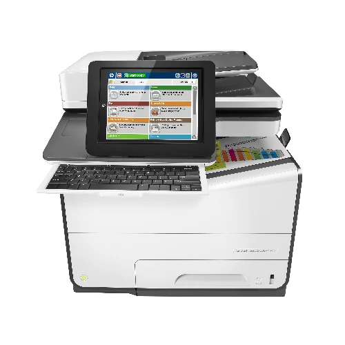 HP PageWide Enterprise Color Flow MFP 586z, Inkjet, Colour printing, 2400 x 1200 DPI, A4, Direct printing, Black, White