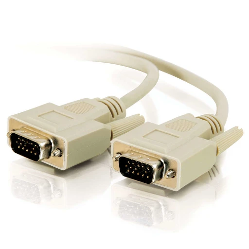 C2G 5m HD15 M/M SVGA Cable, 5 m, VGA (D-Sub), VGA (D-Sub), Male, Male, Grey