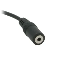 C2G 7m 3.5mm Stereo Audio Extension Cable M/F, 3.5mm, Male, 3.5mm, Female, 7 m, Black