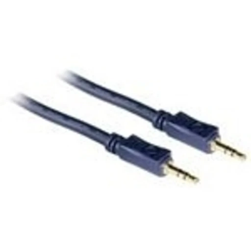 C2G 10m Velocity 3.5mm Stereo Audio Cable M/M, 3.5mm, Male, 3.5mm, Male, 10 m, Black