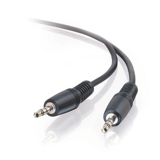 C2G 2m 3.5mm M/M Stereo Audio Cable, 3.5mm, Male, 3.5mm, Male, 2 m, Black