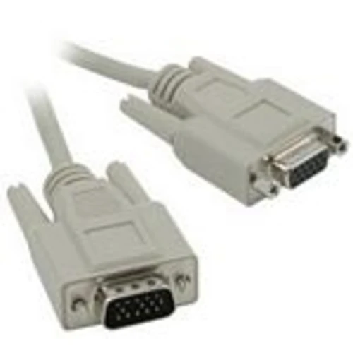 C2G 2m HD15 M/F SVGA Cable, 2 m, VGA (D-Sub), VGA (D-Sub), Grey, Male/Female, 162 g