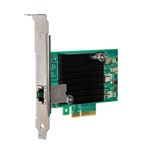 Intel X550T1, Internal, Wired, PCI Express, Ethernet, 10000 Mbit/s, Green, Silver