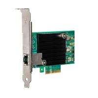 Intel X550T1, Internal, Wired, PCI Express, Ethernet, 10000 Mbit/s, Green, Silver