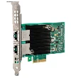 Intel X550T2, Internal, Wired, PCI Express, Ethernet, 10000 Mbit/s, Green, Silver