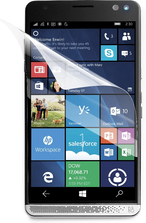HP Elite x3 Anti-Fingerprint Screen Protector, HP, Elite x3, Scratch resistant, 3 pc(s)