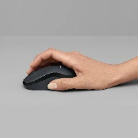 Logitech M220 Silent, Ambidextrous, Optical, RF Wireless, 1000 DPI, Black, Blue