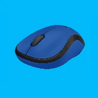 Logitech M220 Silent, Ambidextrous, Optical, RF Wireless, 1000 DPI, Black, Blue