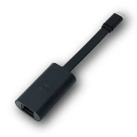 DELL Adapter- USB-C to Ethernet (PXE Boot), Gigabit Ethernet, USB Type-C, Black