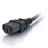 C2G 3m 16 AWG European Power Cord (IEC320C13 to CEE7/7), 3 m, CEE7/7, C13 coupler