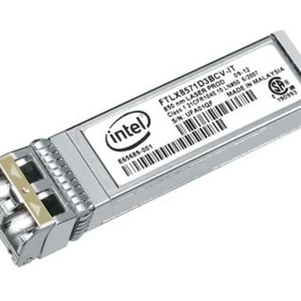 Intel Ethernet SFP+ SR Optics, 10000 Mbit/s, SFP+, LC, SR, 300 m, 850 nm