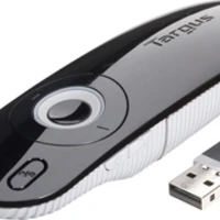 Targus Laser Presentation Remote, USB, 15 m, Black, Grey