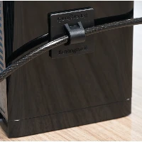 Kensington Desktop & Peripherals Locking Kit 2.0, 2.44 m, Kensington, Key, Carbon steel, Black, Silver