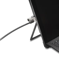 Kensington NanoSaver Keyed Laptop Lock, 1.8 m, Kensington, Key, Carbon steel, Black, Stainless steel