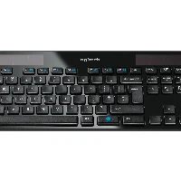 Logitech Wireless Solar Keyboard K750, Full-size (100%), Wireless, RF Wireless, QWERTZ, Black