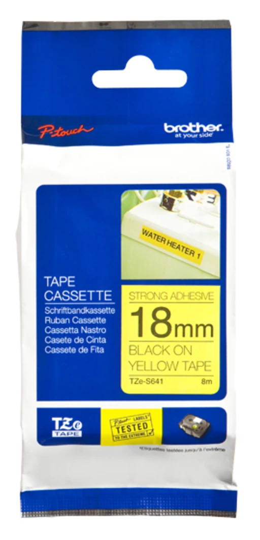 Brother TZeS641, TZ, 8 m, 1 pc(s), Blister, 1.8 cm