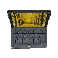Logitech Universal Folio with integrated keyboard for 9-10 inch tablets, QWERTY, Italian, 5 million characters, Any brand, 9