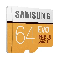 Samsung MB-MP64G, 64 GB, MicroSDXC, Class 10, UHS-I, 100 MB/s, Freeze resistant, Heat resistant, Water resistant