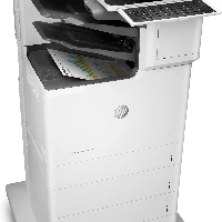 HP Color LaserJet Enterprise Flow MFP M681z, Print, copy, scan, fax, Laser, Colour printing, 1200 x 1200 DPI, A4, Direct printing, Black, Grey