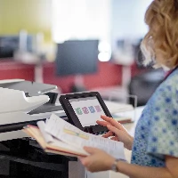 HP Color LaserJet Enterprise Flow MFP M681z, Print, copy, scan, fax, Laser, Colour printing, 1200 x 1200 DPI, A4, Direct printing, Black, Grey