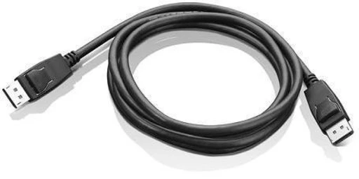 Lenovo DisplayPort, 1.8 m, DisplayPort, DisplayPort, Male, Male, Black