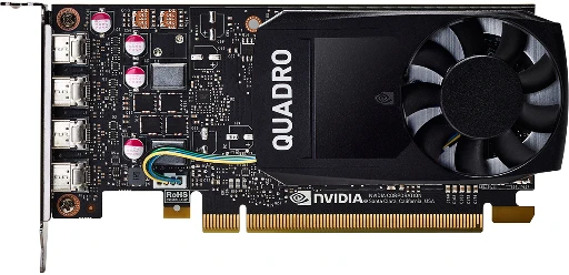 HP NVIDIA Quadro P1000 4GB Graphics, Quadro P1000, 4 GB, GDDR5, 128 bit, 5120 x 2880 pixels, PCI Express x16 3.0